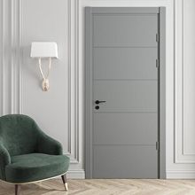 Teta Home Spil Amerikan Panel Kapı 87x203 Cm Oda Kapısı Gri