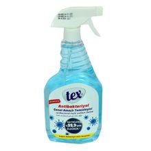 Tex 750 ml Tüm Yüzeyler İçin Spreyli Mavi Antibakteriyel Genel Amaçlı Temizleyici