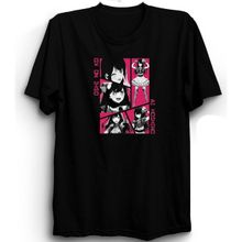 The Fame Ai Hoshino Oshi No Ko Collage Anime Siyah Kadın T-shirt