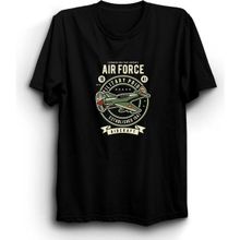 The Fame Airforce Military Aircraft Uçak Airplane Pilot Siyah Kadın T-shirt
