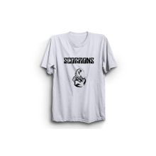 The Fame Akrepler Classic Logo Rock Metal Müzik Grubu Beyaz Kadın T-shirt