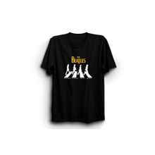 The Fame Beatls Abbey Road Rock Metal Grup Siyah Kadın T-shirt
