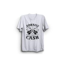 The Fame Cash Guitar Rock N Roll Beyaz Kadın T-shirt