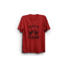 The Fame Cash Guitar Rock N Roll Kırmızı Kadın T-shirt
