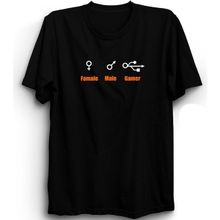 The Fame Gamer Oyun Game Konsol Oyuncu Siyah Kadın T-shirt
