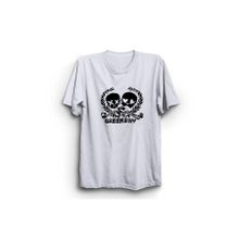 The Fame Green 2 Skulls Rock Metal Müzik Grubu Beyaz Kadın T-shirt