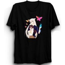 The Fame Kiss Kamisama Hajimemashita Manga Anime Siyah Kadın T-shirt