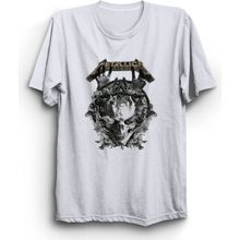 The Fame Metallica VRS112 Rock Metal Grup Beyaz Erkek T-shirt