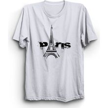 The Fame Paris Eyfel Kulesi Fransa France Eiffel Tower Beyaz Kadın T-shirt