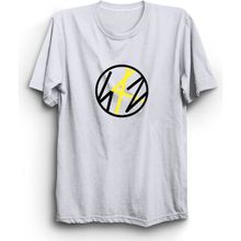 The Fame Stray Logo Yellow Colored K-Pop Beyaz Kadın T-shirt