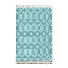 The Mia 150x100 cm Green Çift Taraflı Kilim