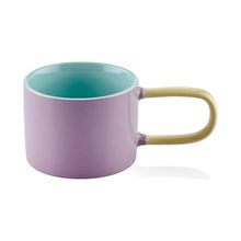 The Mia 270 ml Rainbow Mor Porselen Kupa
