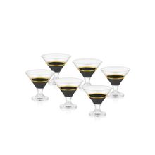 The Mia Siyah Gold 6'lı Set Glow Dondurmalık