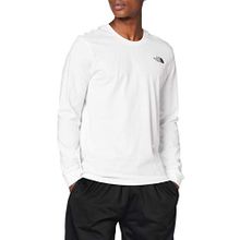 The North Face NF0A3L3BFN41 Beyaz M L/S Simple Dome Tee Erkek Günlük Uzun Kollu Tişört