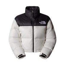 The North Face NF0A5GGEROU1 Krem W Nuptse Short Kadın Outdoor Montu