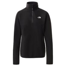 The North Face NF0A5IHNJK31 W 100 Glacier 1/4 Zip Siyah Kadın Outdoor Poları