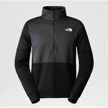 The North Face NF0A825ZKT01 M Siyah Gri Ao Full Zıp Erkek Sweatshirt