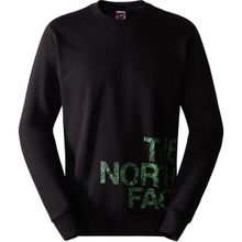 The North Face NF0A854AJK31 Siyah M Blown Up Logo Crew Erkek Outdoor Sweatshirts