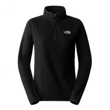 The North Face NF0A855MJK31 W 100 Glacier Yarım Fermuar Siyah Kadın Polar