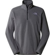 The North Face NF0A855W4HJ1 Gri M 100 Glacier 1/4 Zip Erkek Polar Sweatshirt