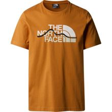The North Face NF0A87NTPCO1 M S-S Mountain Line Tee Kahverengi Erkek T-shirt