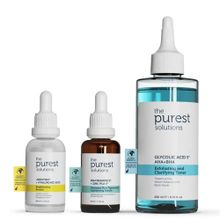The Purest Solutions Leke Önleyici Sivilce Karşıtı ve Gözenek Sıkılaştırıcı Yoğun Bakım Seti