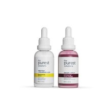 The Purest Solutions Sivilce Lekesi ve Koyu Leke Önlemeye Yardımcı Cilt Bakım Seti