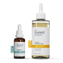The Purest Solutions Yağlı ve Karma Ciltlere Gözenek Görünümü Azaltmaya Yardımcı Siyah Nokta Önleyici Cilt Bakım Seti