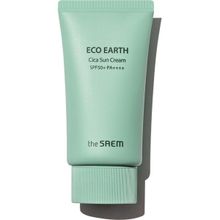 The Saem Eco Earth Cica Sun Cream SPF 50+ ve PA++++ Cica Özlü Sakinleştirici Etkili 50 gr Güneş Kremi