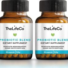 TheLifeCo Probiotic Blend Probiyotik Mikroorganizma İçeren 2x30 Kapsül