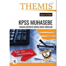 Themıs KPSS Muhasebe Tamamı Çözümlü Çıkmış Sınav Soruları - Sinan Öztürk