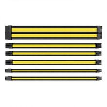 Thermaltake Sarı Siyah Sleeved Kablo Seti