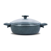 Thermoad 28 cm Vizon Granit Basık Pilav Karnıyarık Tencere