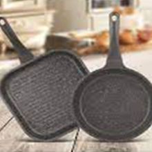 Thermoad THE-024-52 Gri 26 cm ve 28 cm 2'li Frapan Tava Seti