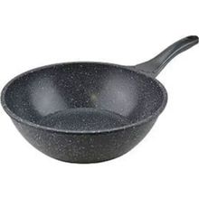 Thermoad ThermoAdWok Gri 28 cm Döküm Granit Wok Tava