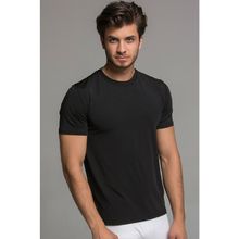 Thermoform Microfiber Siyah Kısa Kollu Fanila