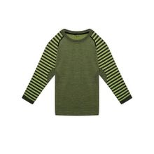 Thermoform Ultimate Merino Yeşil Çocuk Seamless Termal Sweatshirt