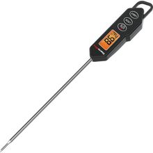 ThermoPro TP01HW Işıklı Ekranlı, 13.5cm Uzun Problu ve Mıknatıslı Dijital Gıda Termometresi (Siyah)