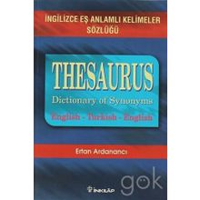 Thesaurus-İngilizce Eş Anlamlı Kelimeler Sözlüğü - Ertan Ardanancı
