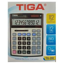 Tiga TG-20C 12 Hane Masaüstü Hesap Makinesi