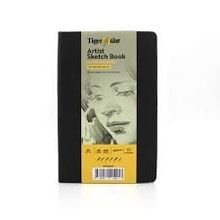 Tigertint A5 140 gr 80 Yaprak Sketch Book Siyah Eskiz Defteri