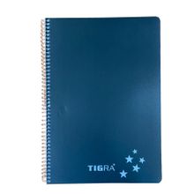 Tigra P.P Kapak 60 Yaprak A4 Kareli Td 060 Siyah Spiralli Defter
