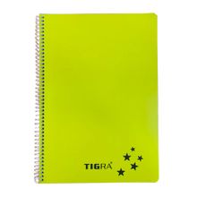 Tigra P.P Kapak 96 Yaprak A4 Kareli Td 096 Sarı Spiralli Defter