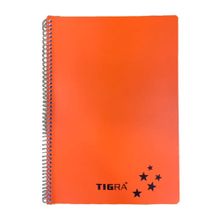 Tigra P.P Kapak 96 Yaprak A4 Kareli Td 096 Turuncu Spiralli Defter