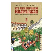 Timaş Yayınları 17. Asrın Ortalarında Malatya Kazası