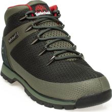 Timberland TB0A1QH Euro Sprint WP Mid Hiker Siyah-Yeşil Renk Erkek Trekking Bot