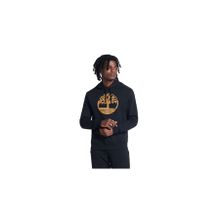 Timberland TB0A2BJHP561 Core Logo P/O Hood Bb Kapüşonlu Normal Kalıp Desenli Siyah Erkek Sweatshirt