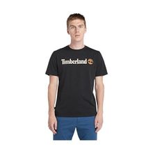 Timberland TB0A5UPQ0011 Siyah Kennebec River Linear Logo Erkek Günlük Tişört