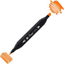 Tinge Twin F122 Fluorescent Orange Çift Uçlu Markör Kalem