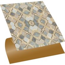 Tink Kendinden Yapışkanlı Gold Çiçek Desenli 30x30 cm 11 Adet 1 m2 PVC Karo